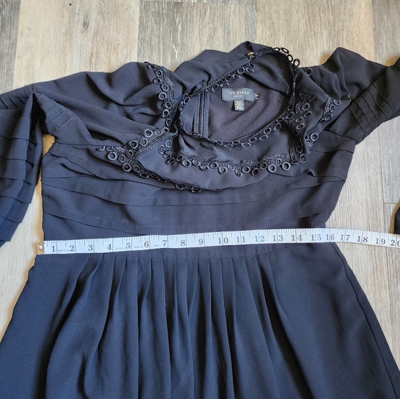 TED BAKER LONDON BLACK DRESS - Picture 8 of 13